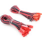 20pcs 100mm 150mm 200mm Jst Male Female Connector Plug For Rc Lipo Battery Car Boat Drone Airplane ( 10 Pair ) - Parts &amp; Accs