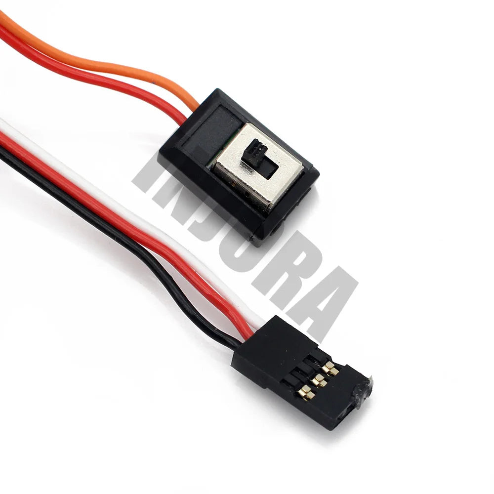 480A Waterproof Brushed ESC Speed Controller with 5V/3A BEC for 1/10 RC Crawler SCX10 D90 Traxxas Tamiya HSP RC Car RC Boat