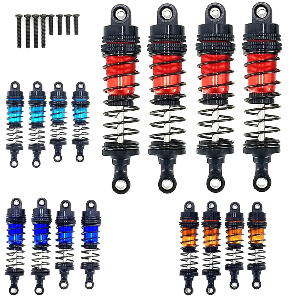 Upgraded Shock Absorber For SCY 16101 16102 Pro Wltoys 124008 124017 MJX Hyper Go 16207 16208 16210 14301 14210 RC Car