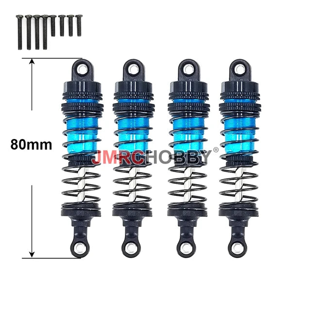 Upgraded Shock Absorber For SCY 16101 16102 Pro Wltoys 124008 124017 MJX Hyper Go 16207 16208 16210 14301 14210 RC Car