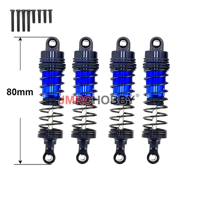 Upgraded Shock Absorber For SCY 16101 16102 Pro Wltoys 124008 124017 MJX Hyper Go 16207 16208 16210 14301 14210 RC Car