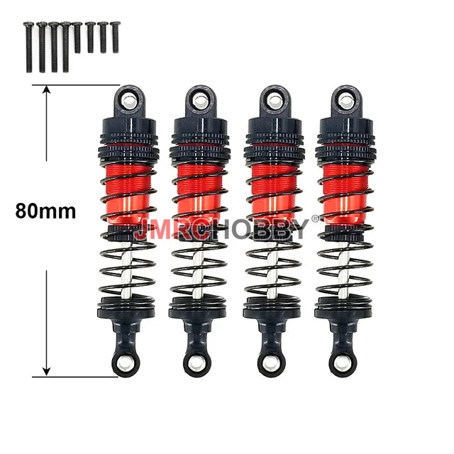 Upgraded Shock Absorber For SCY 16101 16102 Pro Wltoys 124008 124017 MJX Hyper Go 16207 16208 16210 14301 14210 RC Car