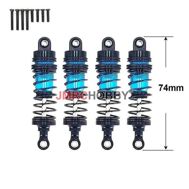 Upgraded Shock Absorber For SCY 16101 16102 Pro Wltoys 124008 124017 MJX Hyper Go 16207 16208 16210 14301 14210 RC Car