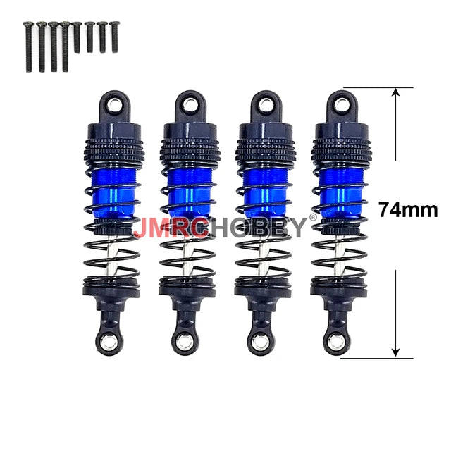 Upgraded Shock Absorber For SCY 16101 16102 Pro Wltoys 124008 124017 MJX Hyper Go 16207 16208 16210 14301 14210 RC Car