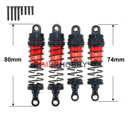 Upgraded Shock Absorber For SCY 16101 16102 Pro Wltoys 124008 124017 MJX Hyper Go 16207 16208 16210 14301 14210 RC Car