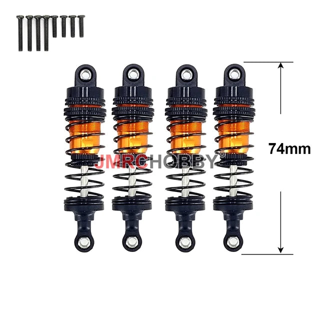 Upgraded Shock Absorber For SCY 16101 16102 Pro Wltoys 124008 124017 MJX Hyper Go 16207 16208 16210 14301 14210 RC Car