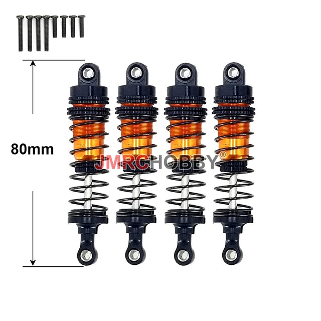 Upgraded Shock Absorber For SCY 16101 16102 Pro Wltoys 124008 124017 MJX Hyper Go 16207 16208 16210 14301 14210 RC Car