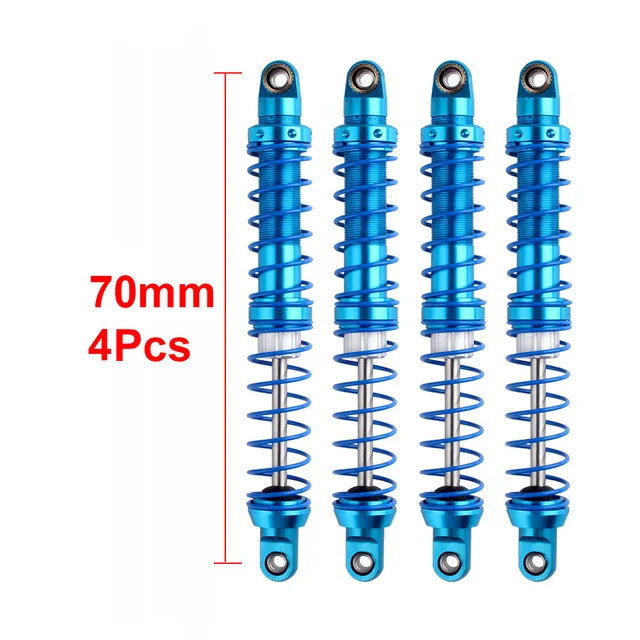 INJORA Metal Shock Absorbers 80 90 100 110 120mm Oil Damper for 1/10 RC Car Truck Crawler Axial SCX10 TRX4 Redcat Gen8