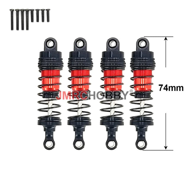 Upgraded Shock Absorber For SCY 16101 16102 Pro Wltoys 124008 124017 MJX Hyper Go 16207 16208 16210 14301 14210 RC Car